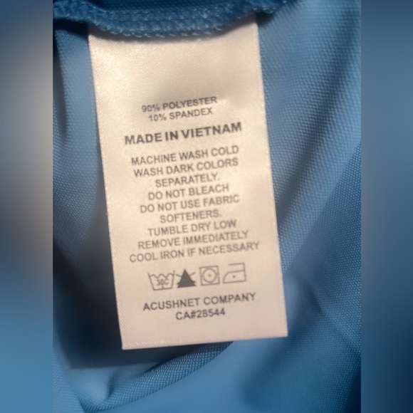 NNT Footjoy polyblend blue collared short sleeve polo golf Casual light top S - Picture 5 of 5